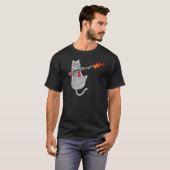 Flame Thrower Cat Flamethrower Feuerwaffe Kitty T-Shirt (Vorne ganz)