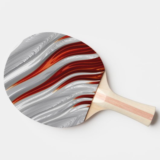 ~ FLAME THROWER ~ Original Fraktal ~ Ping Pong Pad Tischtennis Schläger (Seitenansicht)