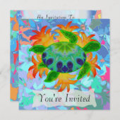 Flame Turtle-Einladungen Einladung (Vorne/Hinten)