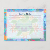 Flame Turtle Notes Cards Postkarte (Rückseite)