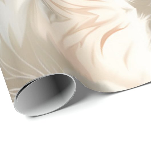 Flame und Lilac Lynx Point Siamese Portrait Art Geschenkpapier (Rolleneckpunkt)