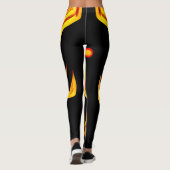 Flame von Studio16 Leggings (Rückseite)