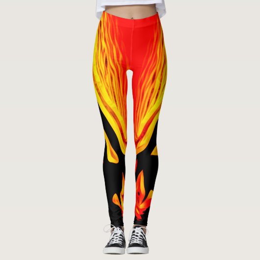 Flame von Studio16 Leggings (Vorderseite)