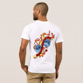 🔥Flame Voyager Tee🔥 – Fire Fist Style T-Shirt (Schwarz voll)