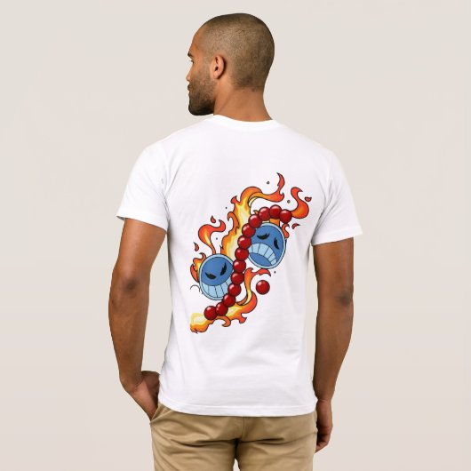 🔥Flame Voyager Tee🔥 – Fire Fist Style T-Shirt (Schwarz voll)