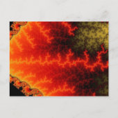 Flame Zigzag Postcard Postkarte (Vorderseite)