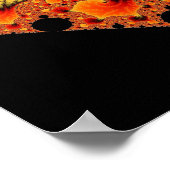 Flame Zigzag Poster (Ecke)