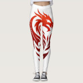 Flameborn-Drachenpakt Leggings (Vorderseite)