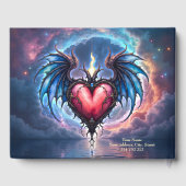 Flamebound Heart of the Moon – Gothic Cosmic Love Gästebuch (Rückseite)