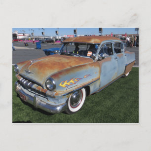 Flamed Rustbucket Postkarte