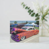 Flamed Sedan Postkarte (Stehend Vorderseite)