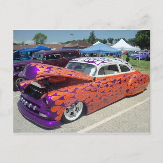 Flamed Sedan Postkarte (Vorderseite)
