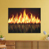 FLAMEN auf Leinwand (Insitu (Wohnzimmer))