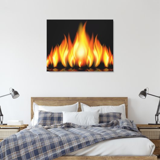 FLAMEN auf Leinwand (Insitu (Schlafzimmer))