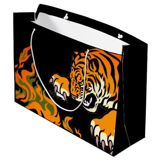 FLAMEN GROßE GESCHENKTÜTE (Rückseite Schrägansicht)