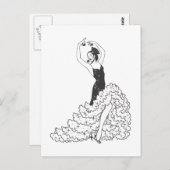 Flamenco_.ai Postkarte (Vorne/Hinten)