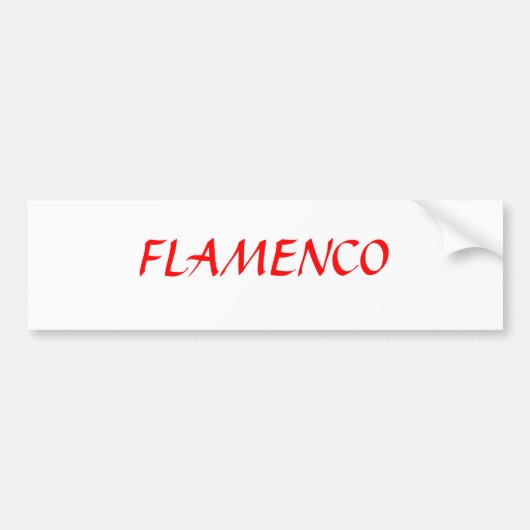 FLAMENCO AUTOAUFKLEBER (Vorne)