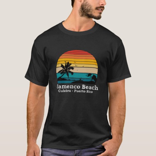 Flamenco Beach Culebra - Puerto Rico T-Shirt (Vorderseite)