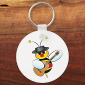 Flamenco-Biene Schlüsselanhänger (Vorderseite)