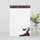 Flamenco Briefpapier (Stehend Vorderseite)