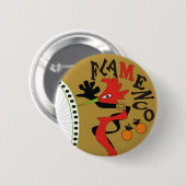 Flamenco Button (Vorne & Hinten)