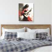 Flamenco Dance Gitana Modernes Flamenco Leinwanddruck (Insitu (Schlafzimmer))