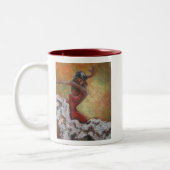 Flamenco Dancer Art Tasse (Links)