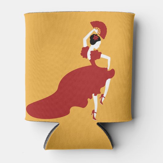 Flamenco Dancer Can Cooler Dosenkühler (Vorderseite)