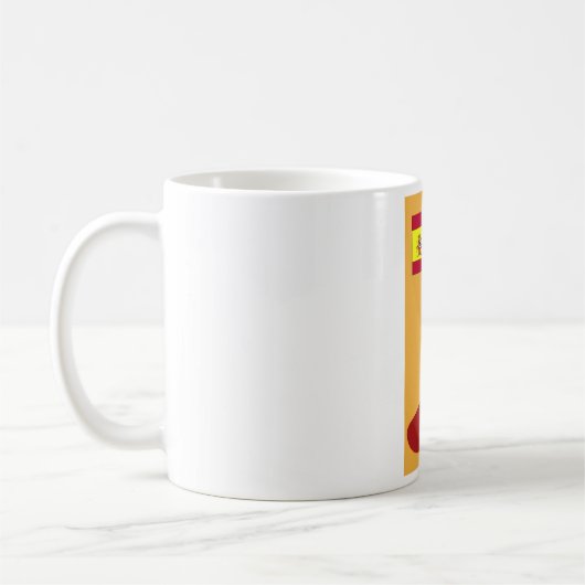 Flamenco Dancer Coffee Tasse (Links)