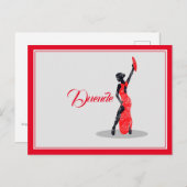 Flamenco Dancer Duende Postkarte (Vorne/Hinten)