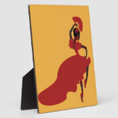 Flamenco Dancer Fotoplatte (Seite)