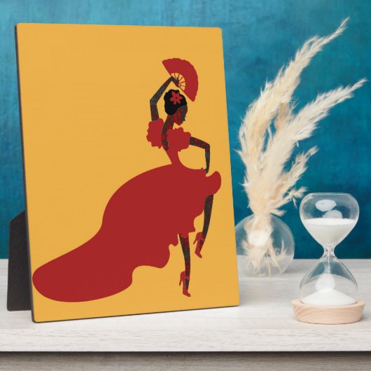 Flamenco Dancer Fotoplatte (Seite)