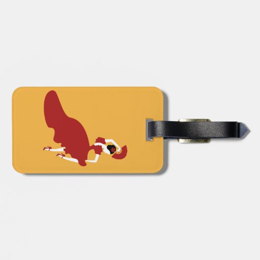 Flamenco Dancer Gepäckanhänger (Rückseite horizontal)