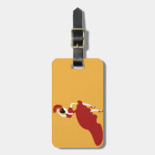 Flamenco Dancer Gepäckanhänger (Vorderseite vertikal)