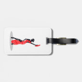 Flamenco Dancer Gepäckanhänger (Rückseite horizontal)