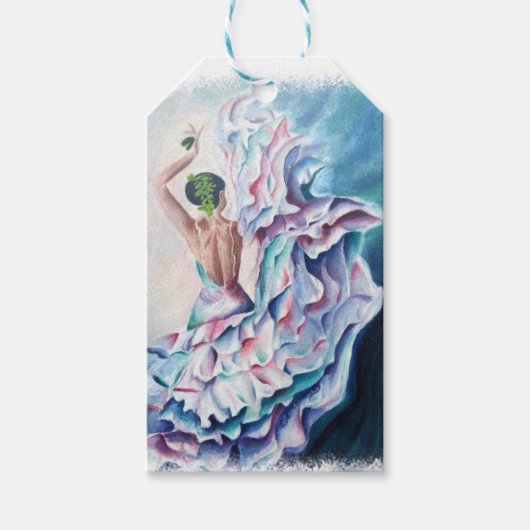 FLAMENCO DANCER GESCHENKANHÄNGER (Vorderseite)