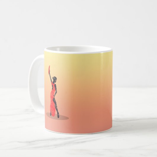 Flamenco Dancer Kaffeetasse (Vorderseite Links)
