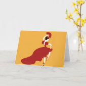 Flamenco Dancer Karte (Gelbe Blume)