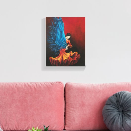 Flamenco Dancer Leinwanddruck (Insitu (Wohnzimmer))