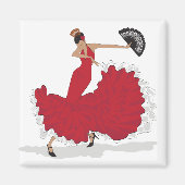 Flamenco Dancer Magnet (Vorne)