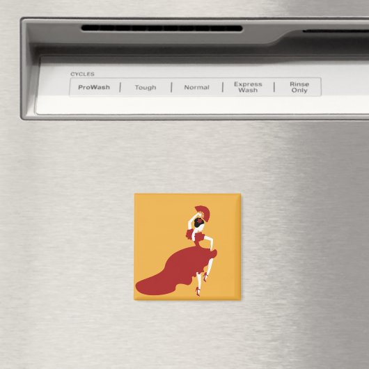 Flamenco Dancer Magnet (In Situ (Geschirrspüler))