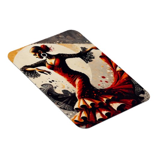 Flamenco Dancer Magnet (Rechte Seite)