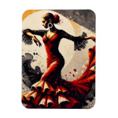 Flamenco Dancer Magnet (Vertikal)