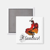 Flamenco Dancer Magnet (Vorderseite/Rückseite)