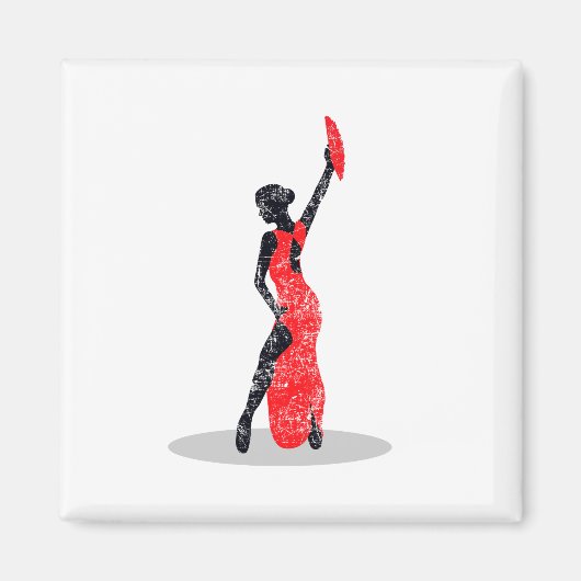 Flamenco Dancer Magnet (Vorne)