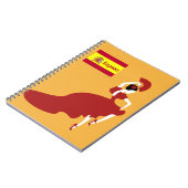 Flamenco Dancer-Notebook Notizblock (Linke Seite)