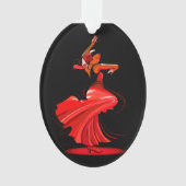 Flamenco Dancer Ornament (Vorderseite)