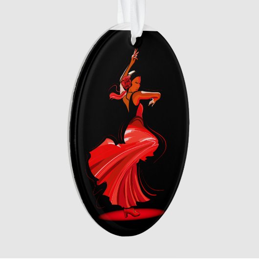 Flamenco Dancer Ornament (Vorderseite)