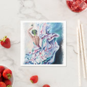 FLAMENCO DANCER PAPIER NAPKINS SERVIETTE (Beispiel)