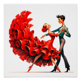 Flamenco Dancer Poster